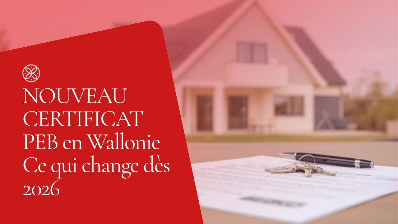 Nouveau certificat PEB Wallonie 2026 — AV Immobilier Tournai